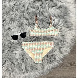 Pink Chicken Mint Chocolate Chip Poppy‎ Bikini 3T (retails $64)